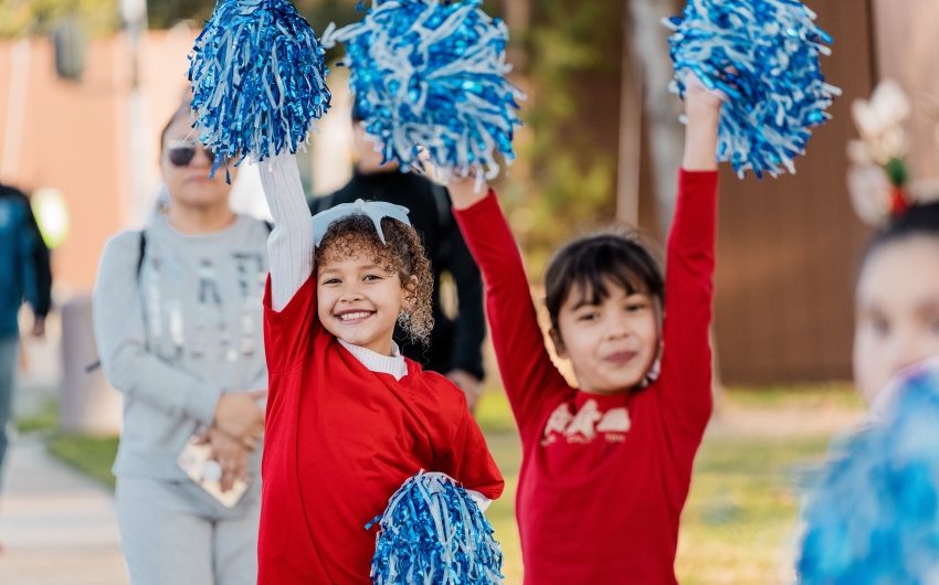 Cheering 